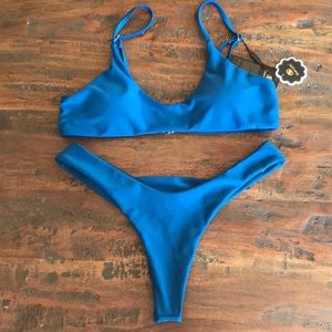 Blue bathing suit